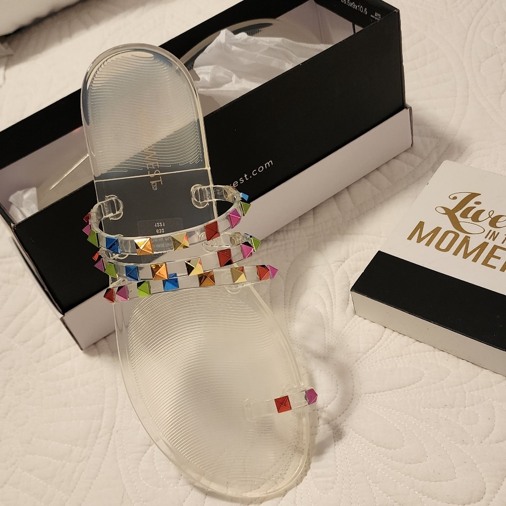 Clear sky! Nine west sandals